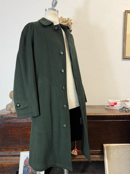 Vintage Green Wool Coat “L/XL”