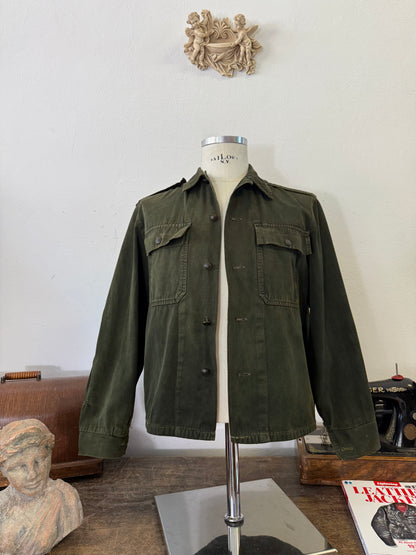 Vintage 80’s Faded Hungarian Army Shirt “S”
