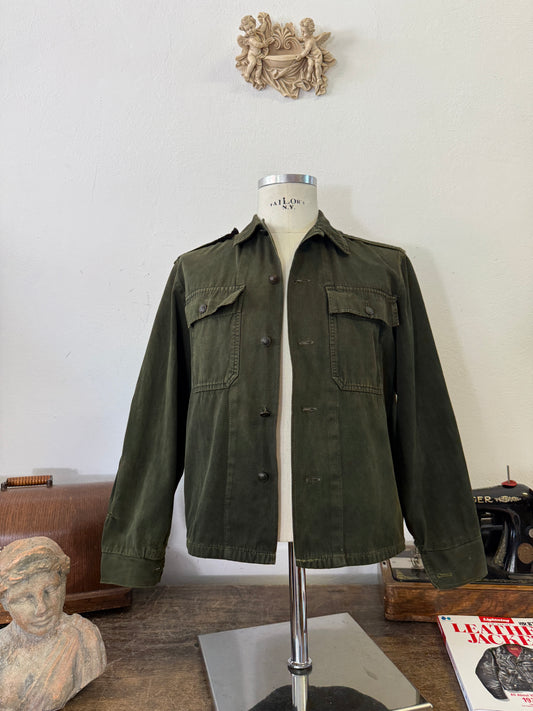 Vintage 80’s Faded Hungarian Army Shirt “S”
