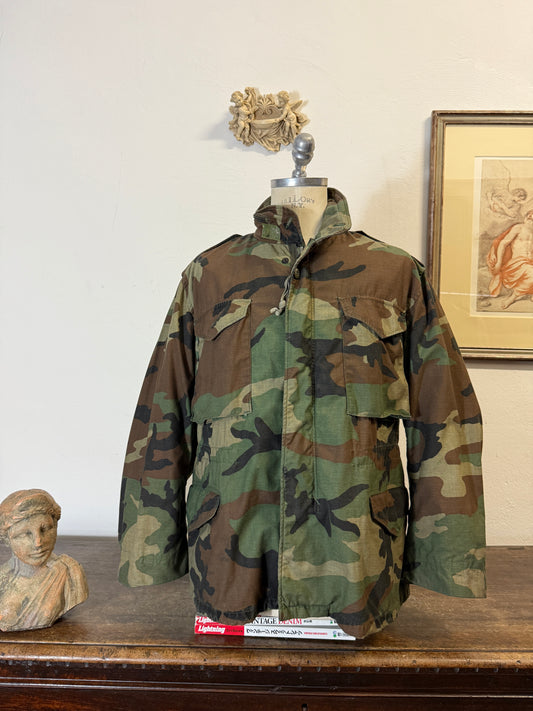 Vintage Woodland Field Jacket M65 Us Army “M/L”