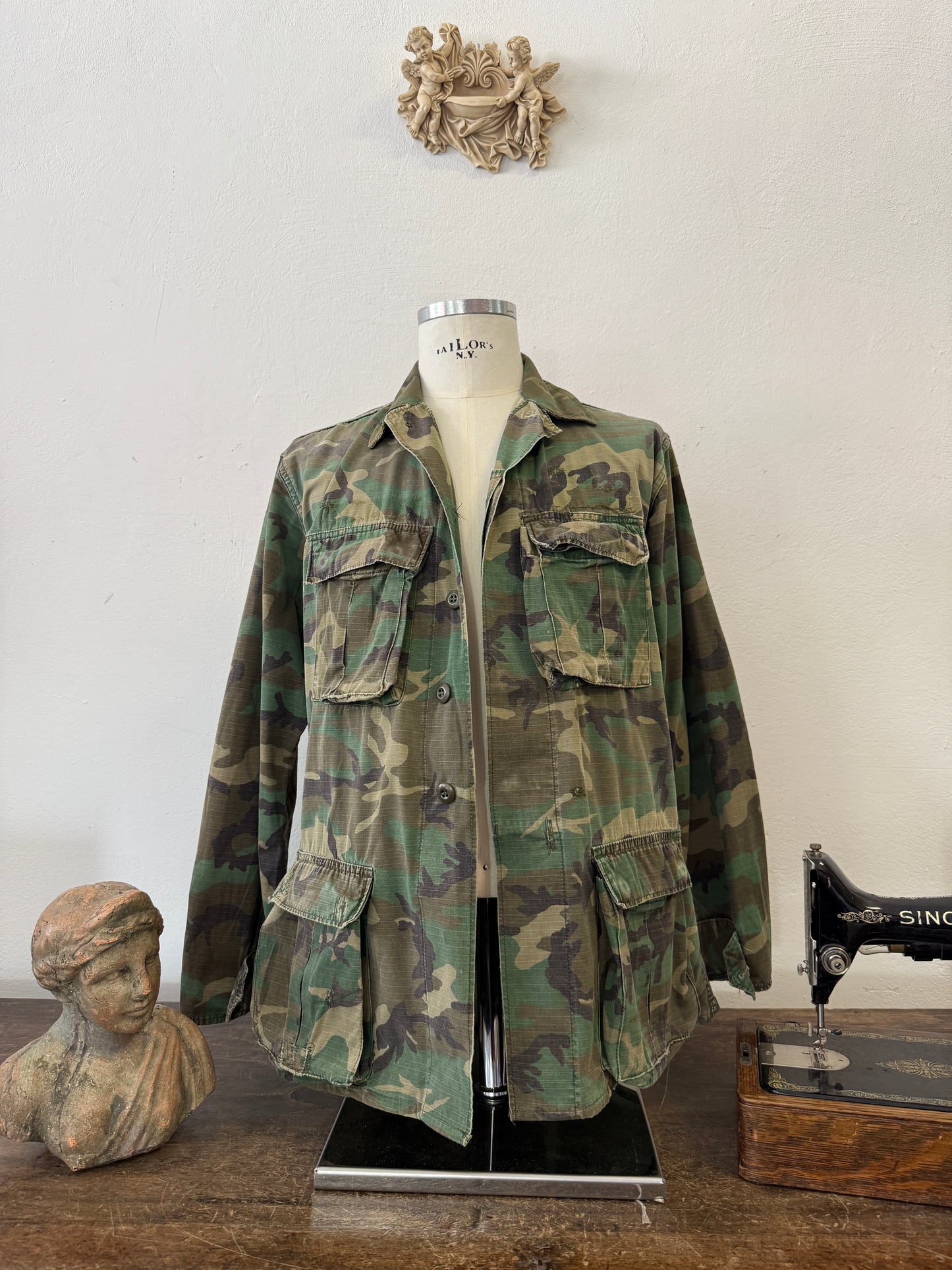 Vintage BDU Camo Jacket Ripstop “M/L”