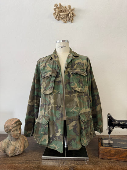 Vintage BDU Camo Jacket Ripstop “M/L”