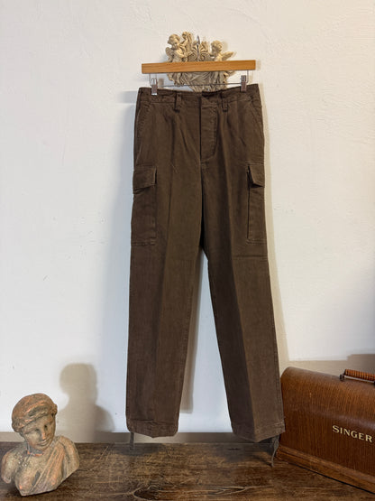 Vintage 80’s German Army Moleskin Cargo Pants “W30”