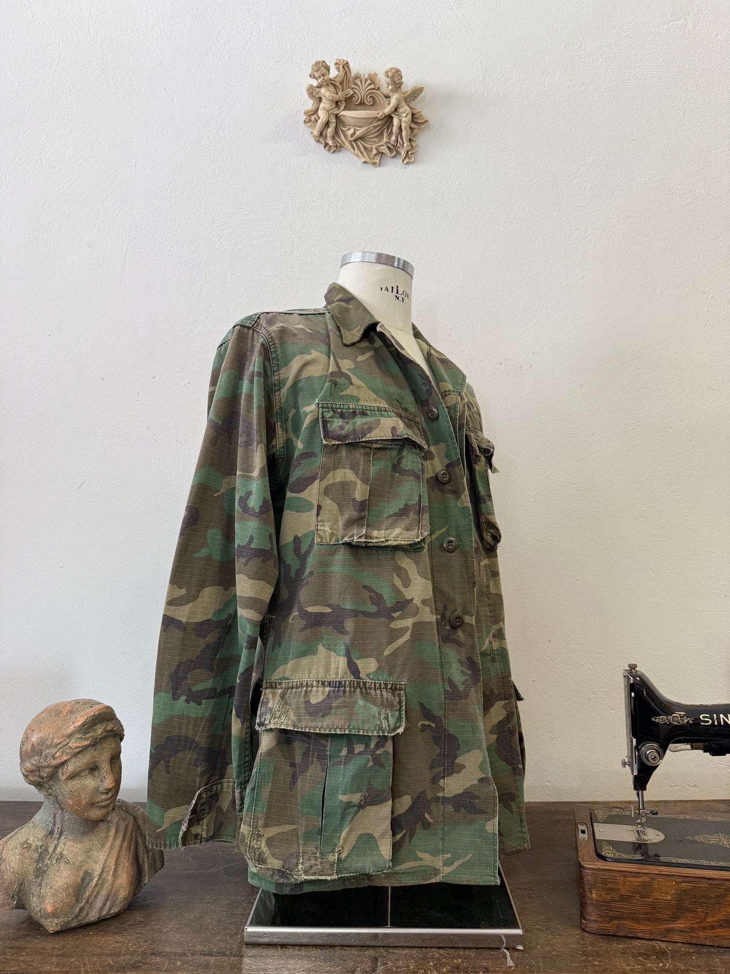 Vintage BDU Camo Jacket Ripstop “M/L”