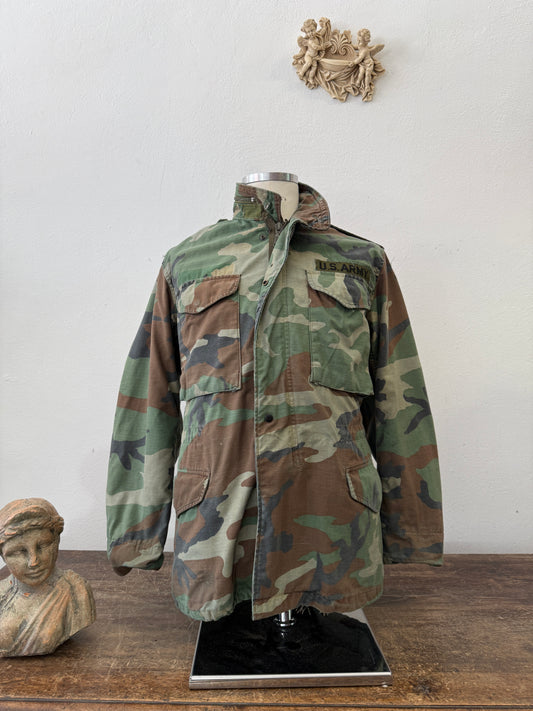 Vintage Woodland Field Jacket M65 Us Army “M”