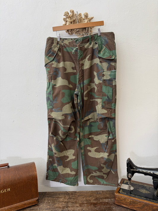 Vintage Woodland Cargo Pants M65 Us Army “W38”