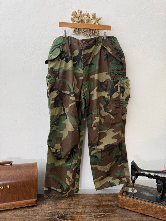 Vintage Woodland Cargo Pants M65 Us Army “W40”