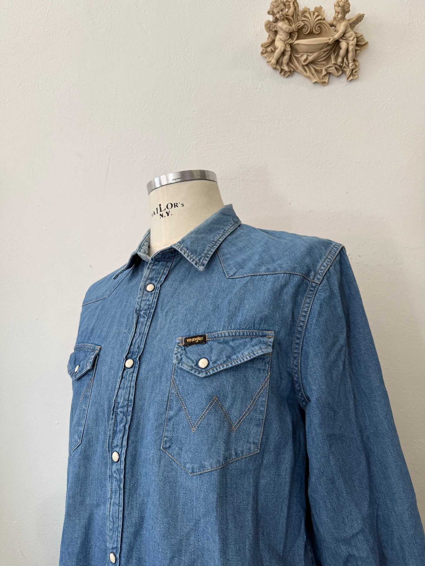 Vintage Wrangler Denim Shirt “XL”