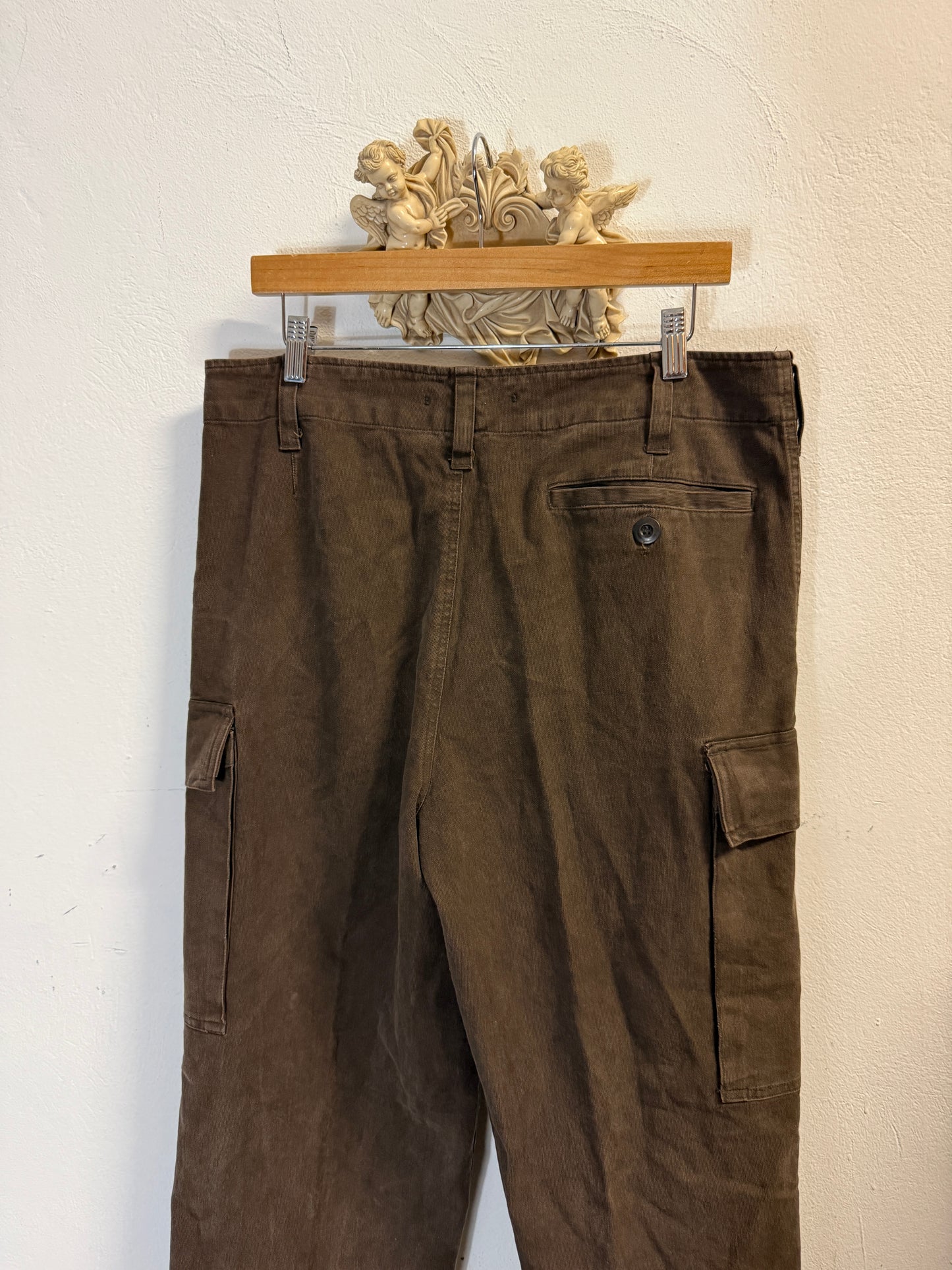 Vintage 80’s German Army Moleskin Cargo Pants “W34”