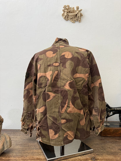 Vintage Distressed Hungarian Army Camo Jacket “M”