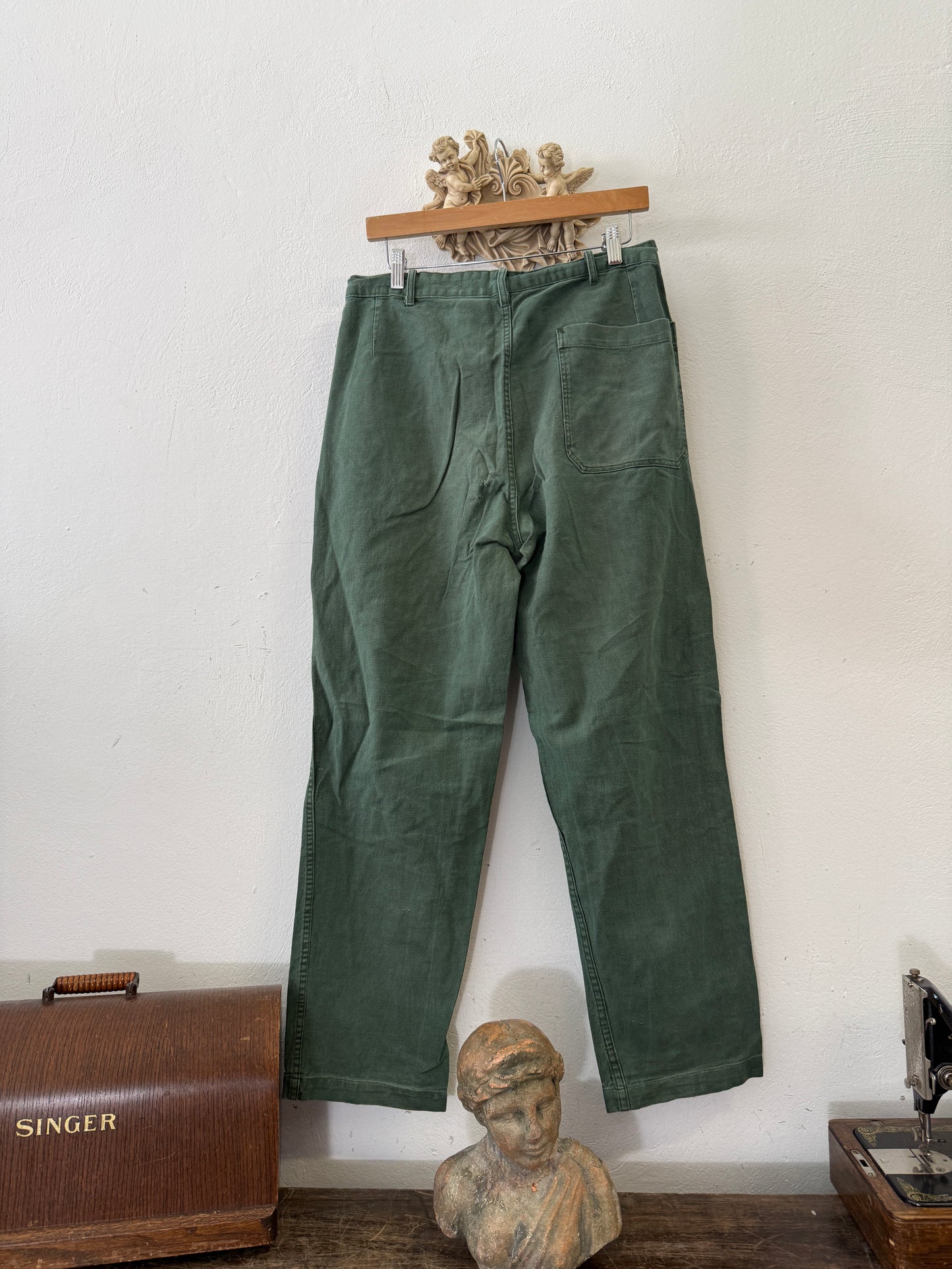 Vintage Swedish Army Fatigue Pants “W32”
