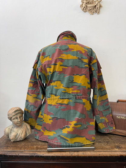 Vintage Belgian Army Camo Jacket “L/XL”