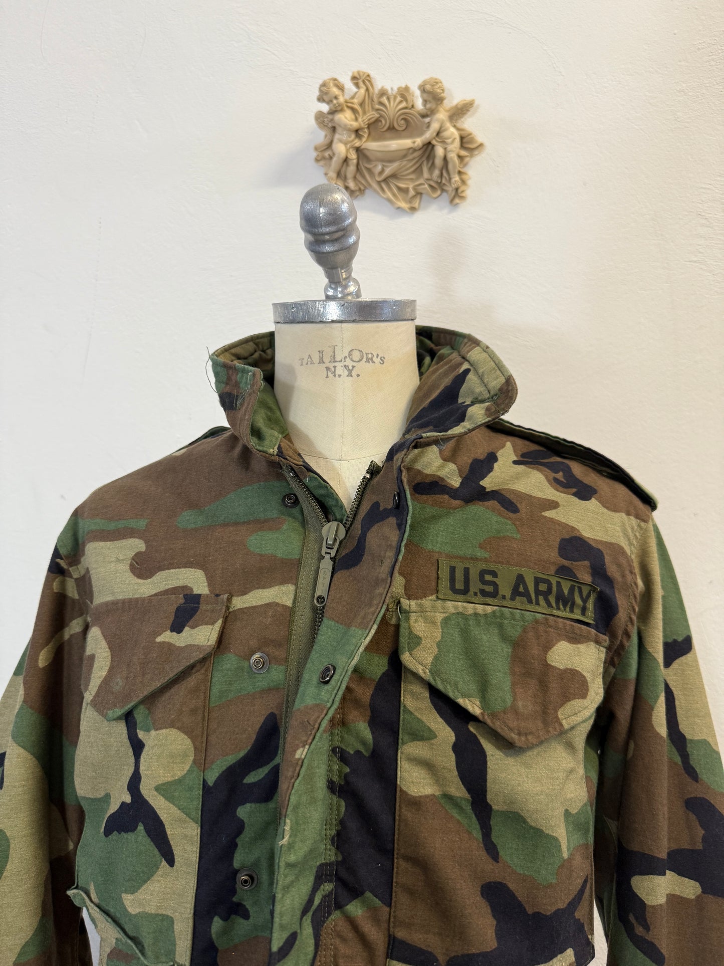 Vintage Woodland Field Jacket M65 Us Army “S”