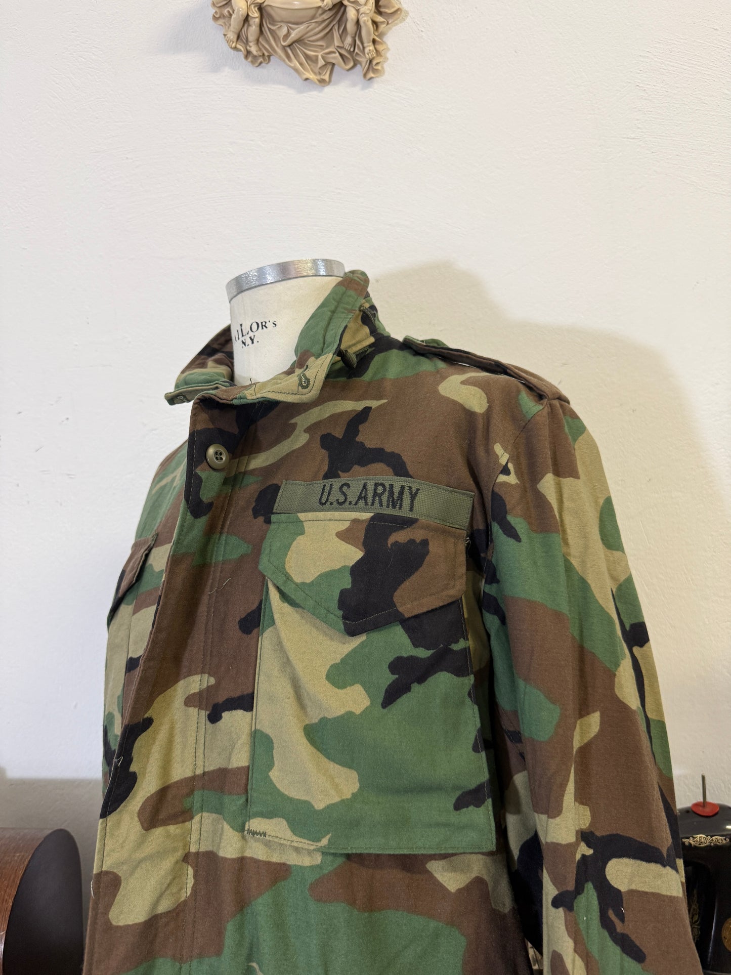 Vintage Woodland Field Jacket M65 Us Army “L/XL”