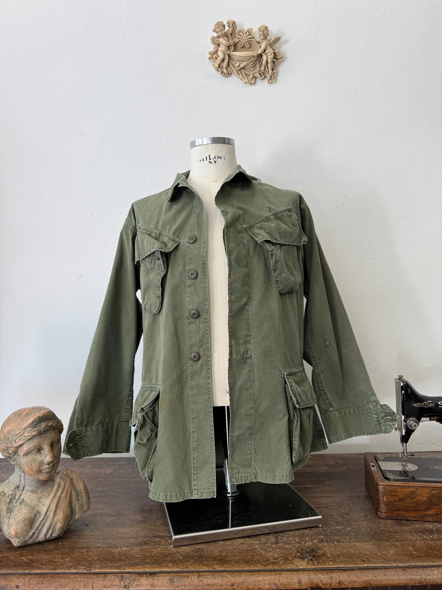 Vintage 60’s Jungle Jacket Popeline Us Army “M/L”