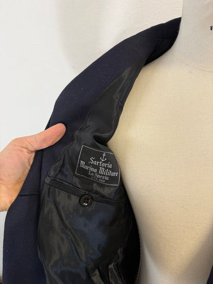Vintage 00’s Italian Navy Double Breasted Jacket “S”