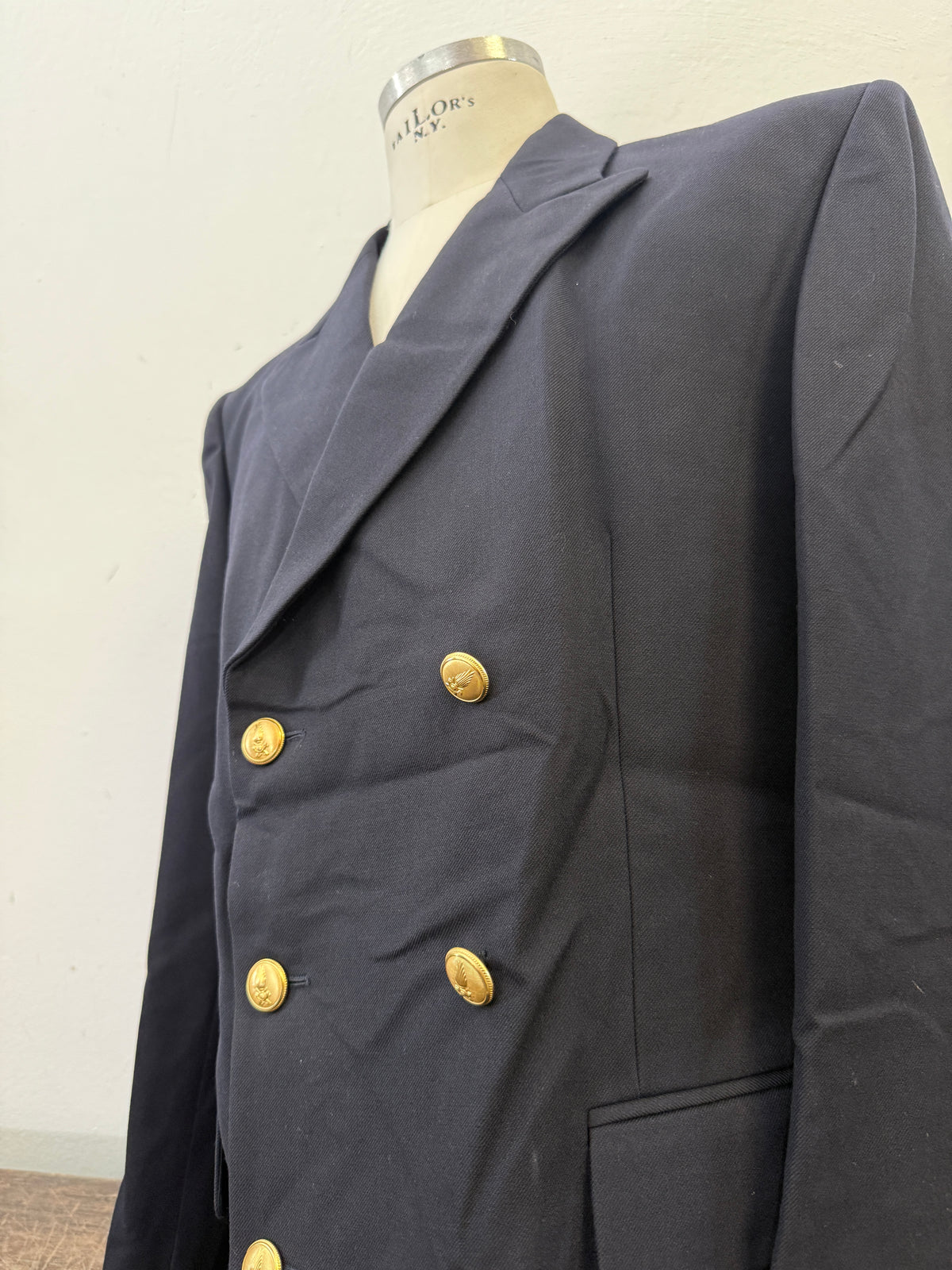 Vintage 90s Guardia di Finanza Double-Breasted Jacket “XL”