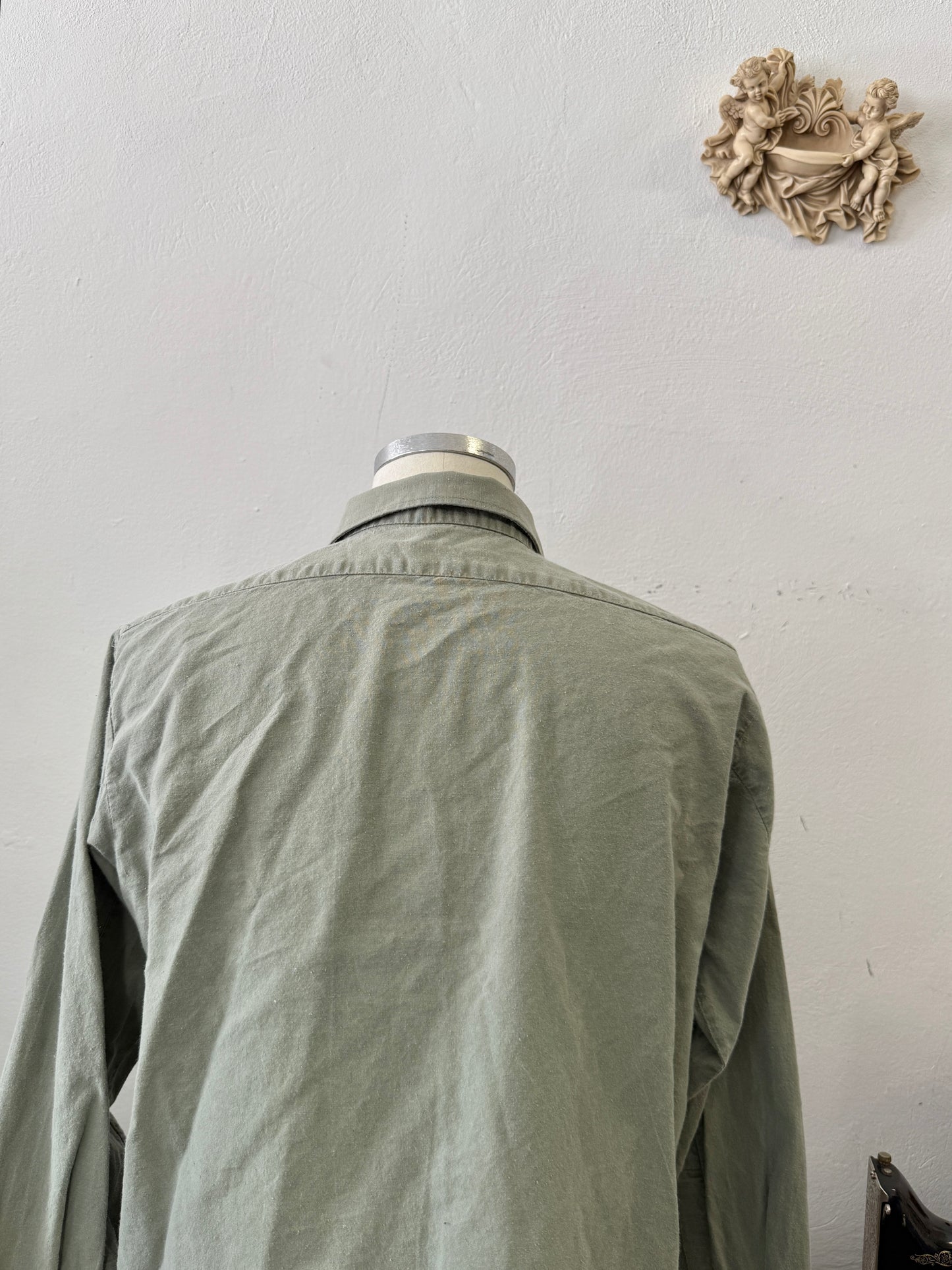 Vintage Swedish Army Shirt “M/L”