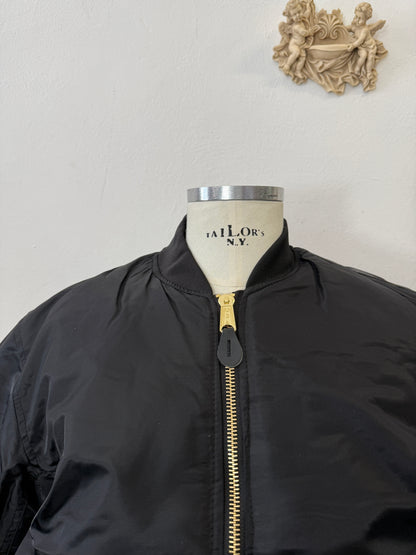 Black Bomber Jacket MA1