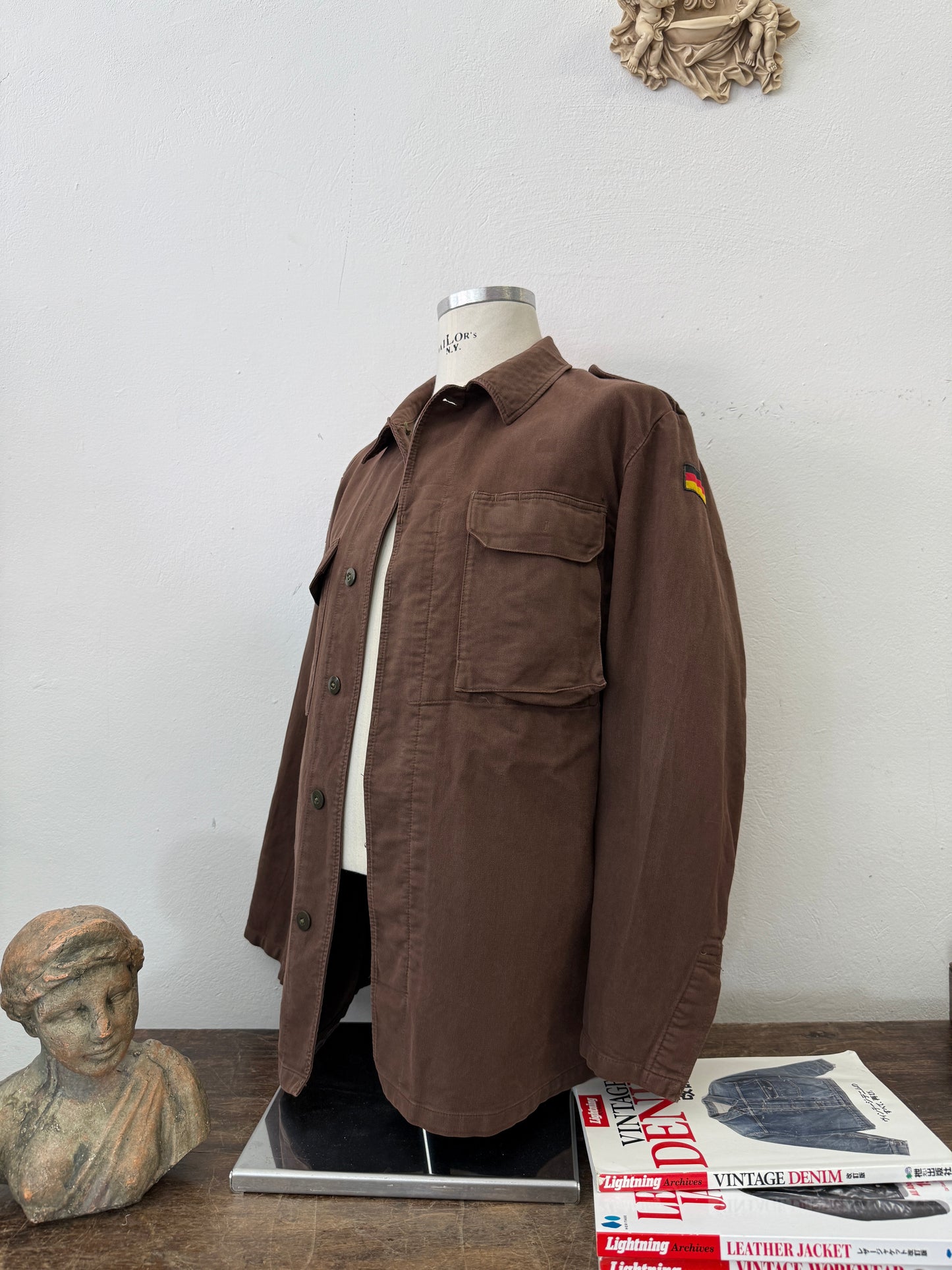 Vintage Moleskin German Army Jacket “XL”