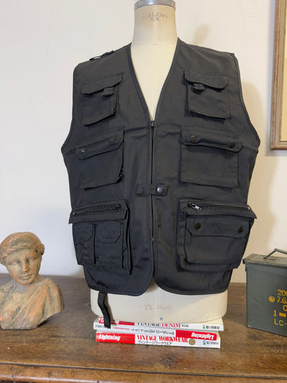 Black Tactical Utility Vest