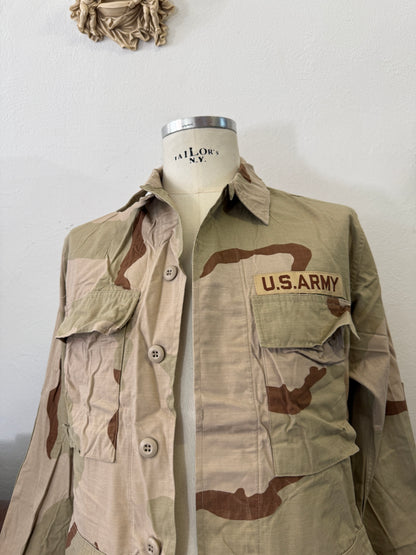 Vintage BDU Camo Jacket Ripstop US Army “M”