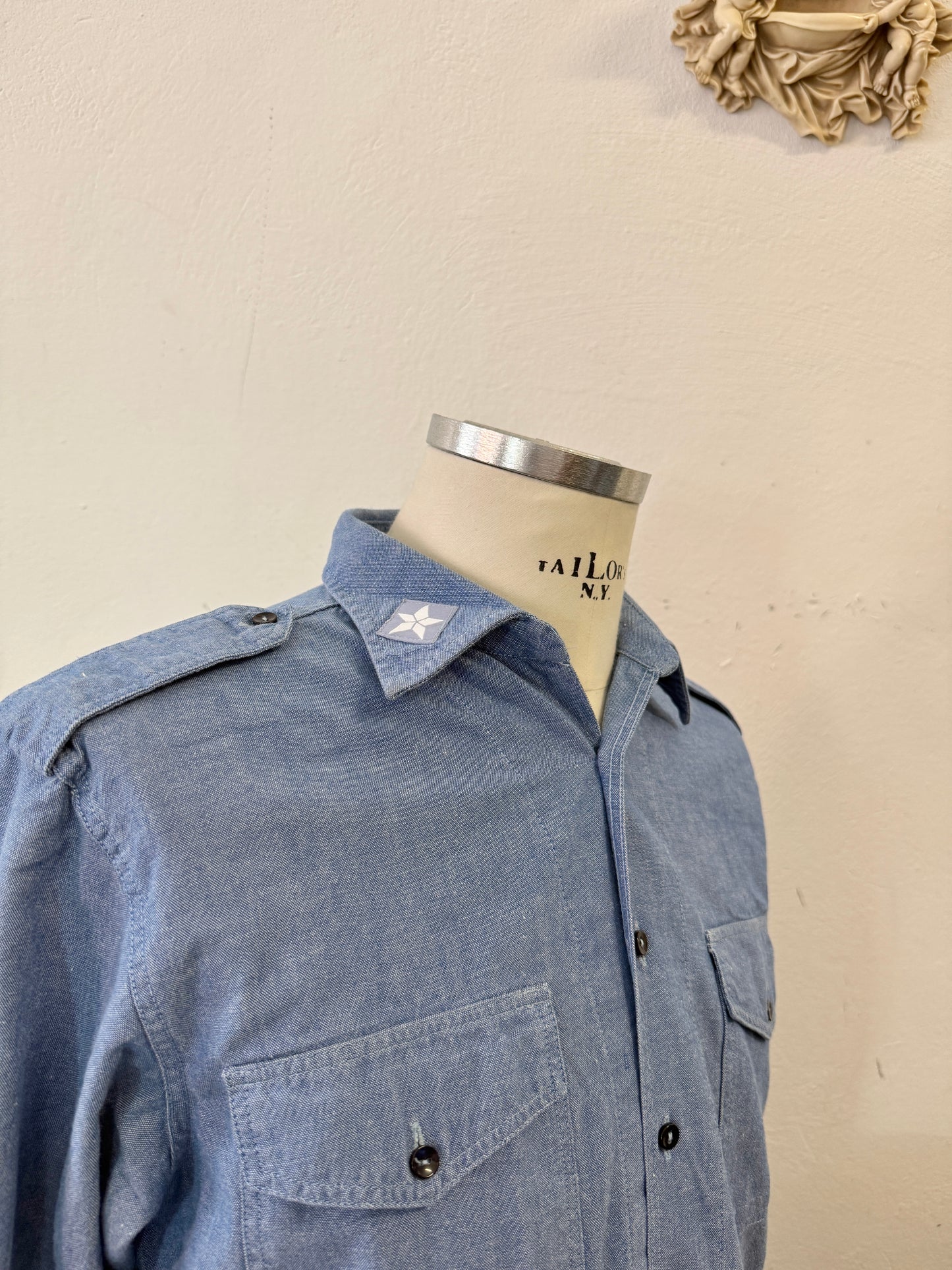 Vintage 90’s Italian Navy Shirt “M”