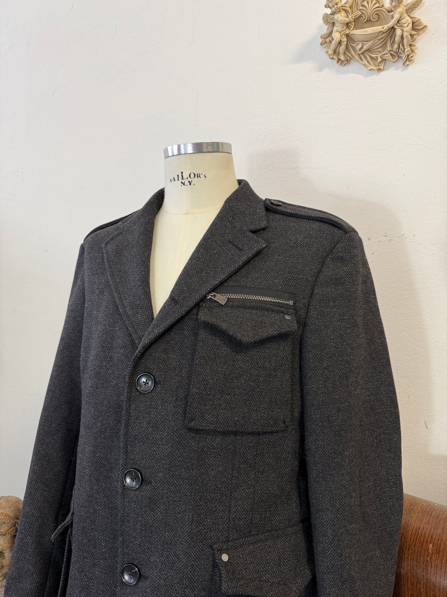 Montecore Wool Jacket - Made in Italy “L/XL”