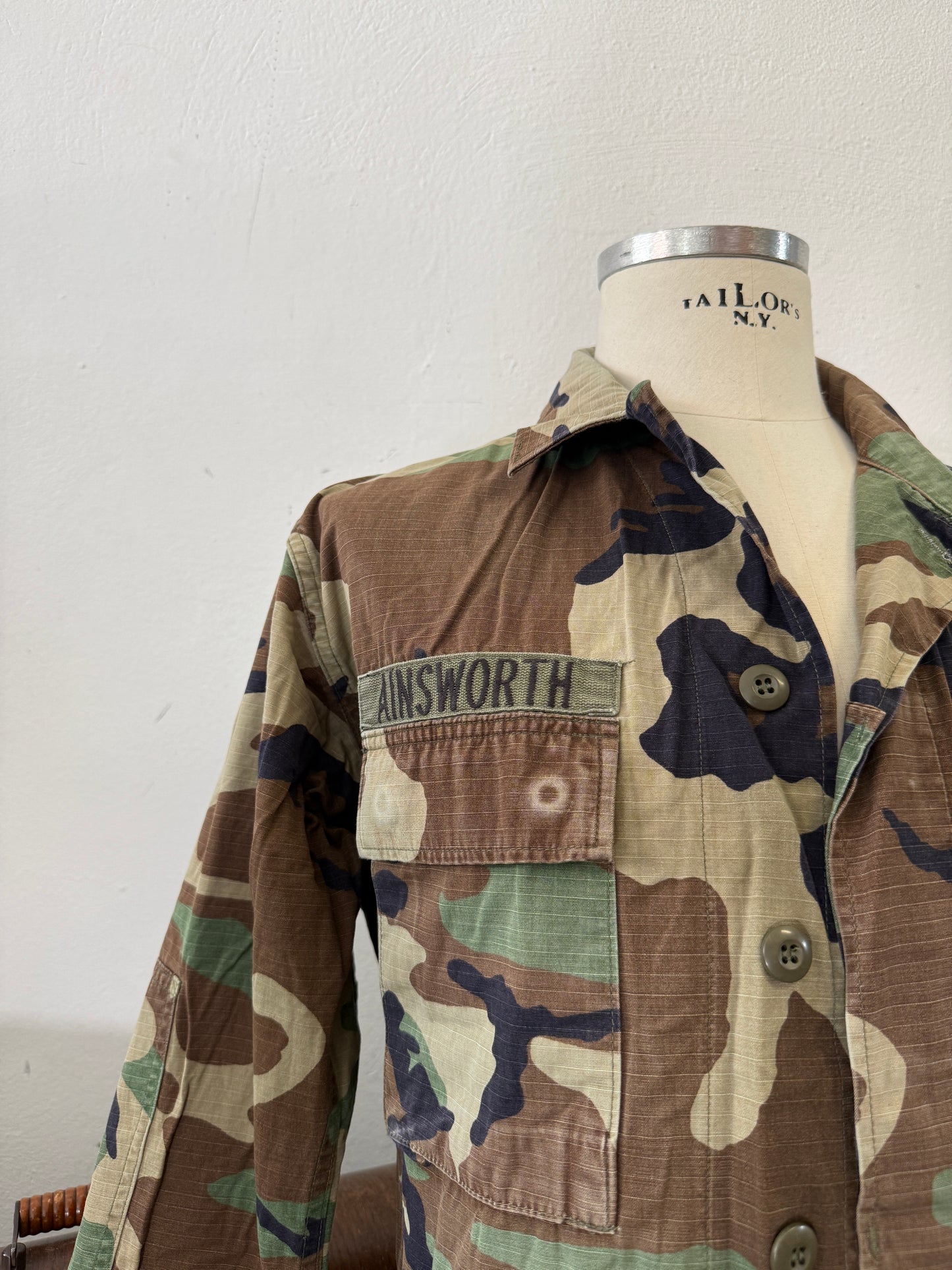 Vintage Ripstop Woodland Us Army Jacket “L”