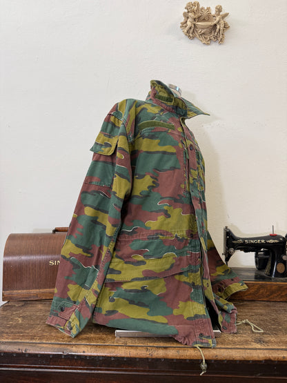 Vintage Belgian Army Camo Jacket “XXL”