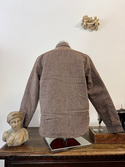 Chesapeake’s Wool Padded Shirt CPO Herringbone