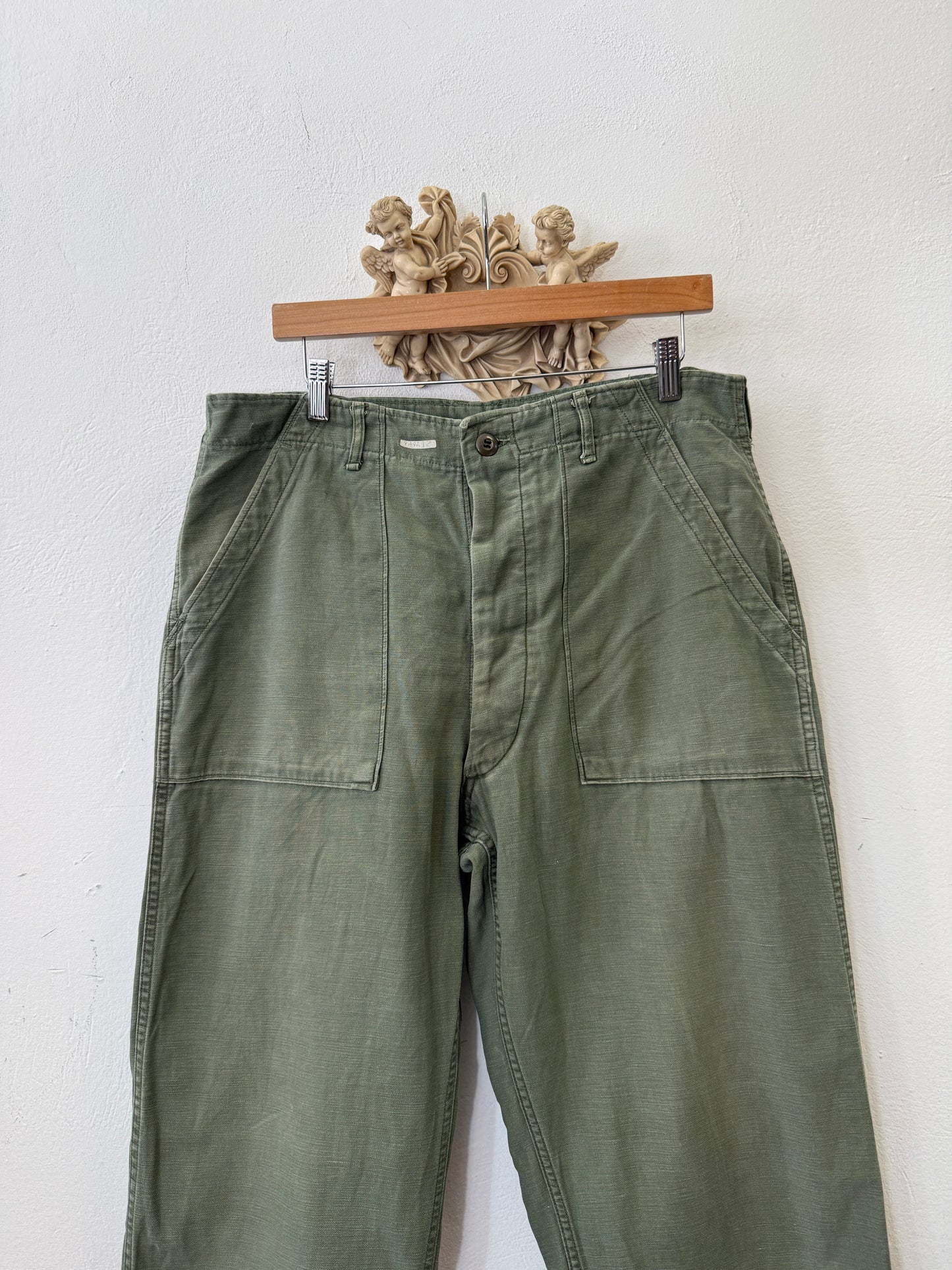 Vintage Og 107 Us Army Fatigue Pants “W35”