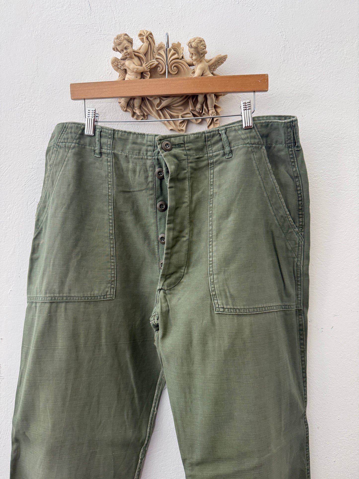 Vintage Og 107 Us Army Fatigue Pants “W35”
