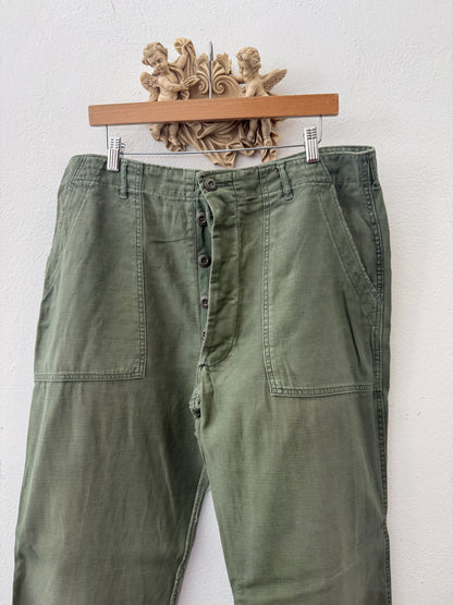 Vintage Og 107 Us Army Fatigue Pants “W35”