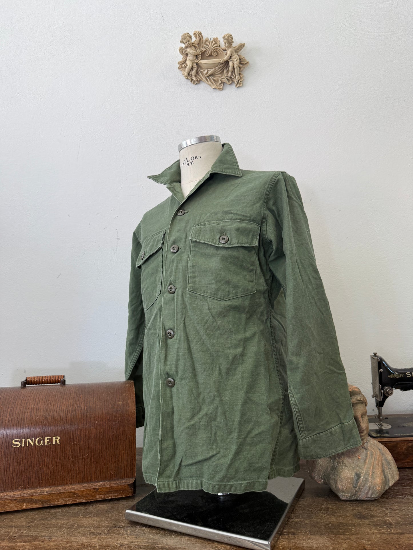 Vintage Og 107 Us Army Shirt “M”