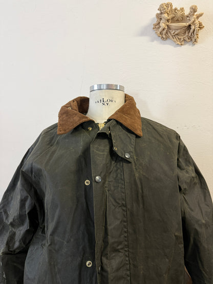 Vintage 80s/90s waxed jacket made in England “L/XL”