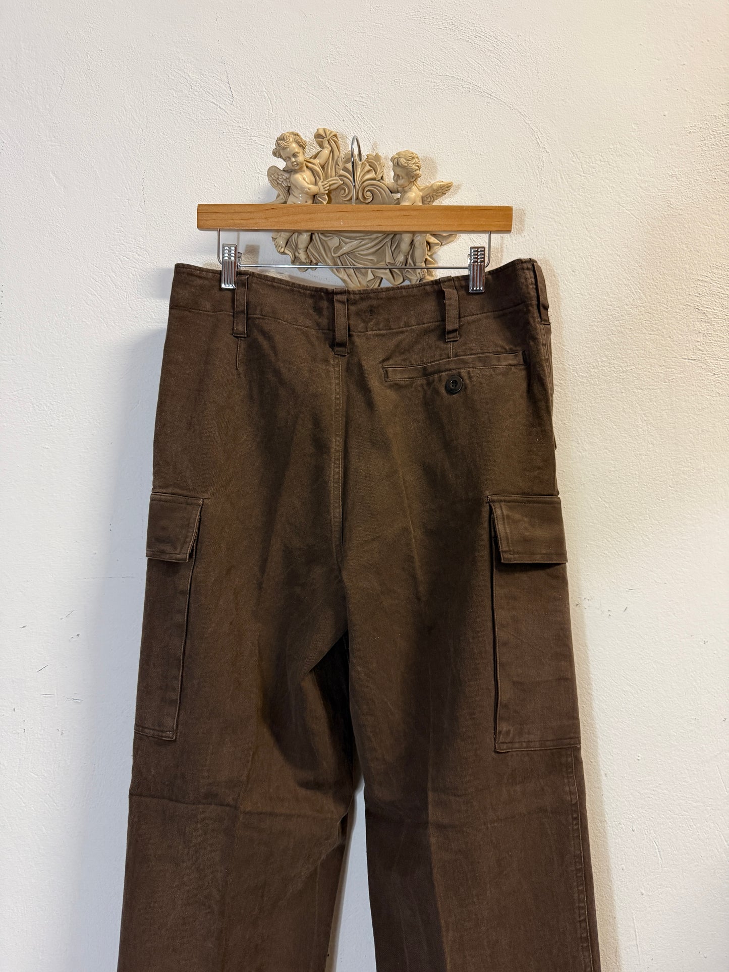 Vintage 80’s German Army Moleskin Cargo Pants “W33”