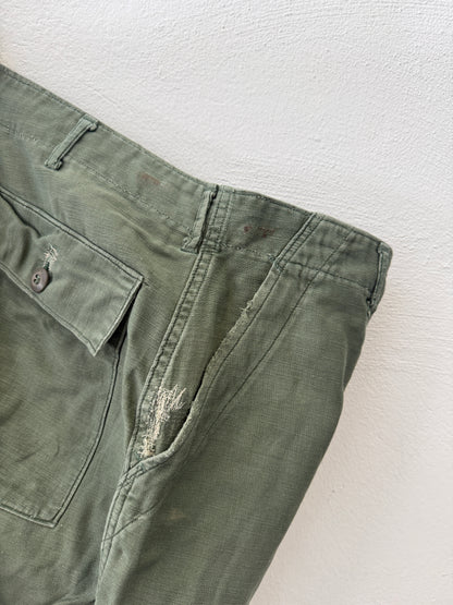 Vintage Og 107 Us Army Fatigue Pants “W35”