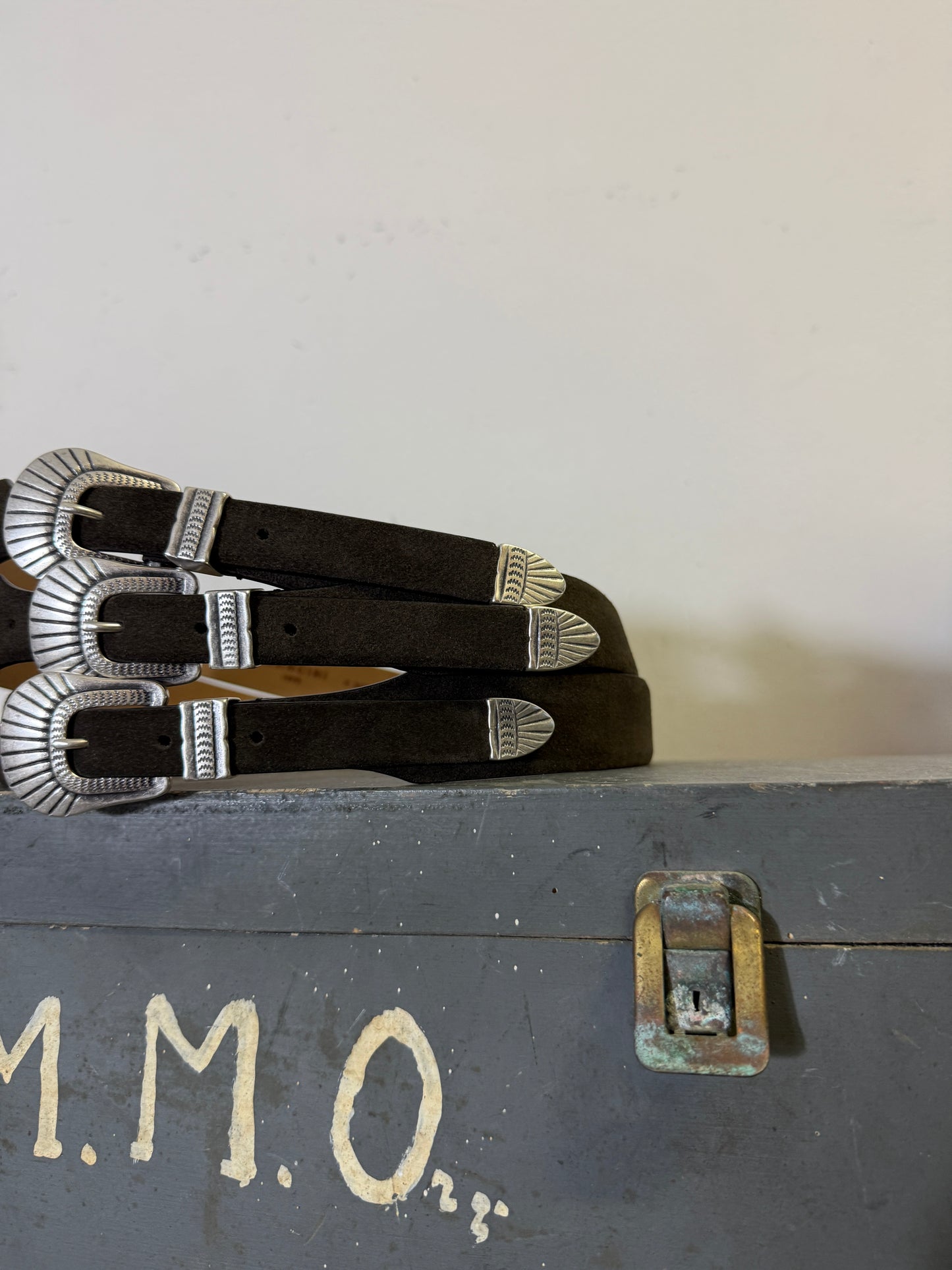 Western Suede Belt - Mancini 1979 x Mister Archive®