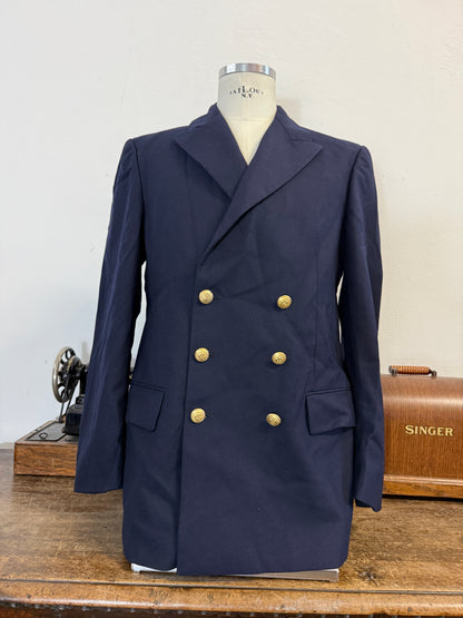 Vintage 00’s Italian Navy Double Breasted Jacket “L/XL”