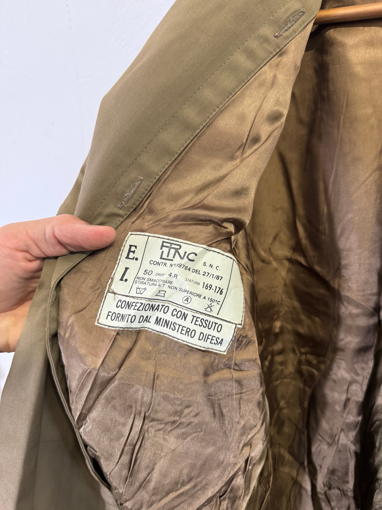 Vintage 80’s Italian Army Coat “L”