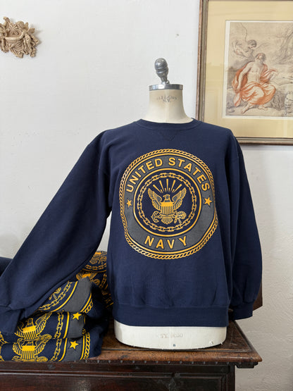 Vintage 1990s US Navy Sweatshirt - Made in USA