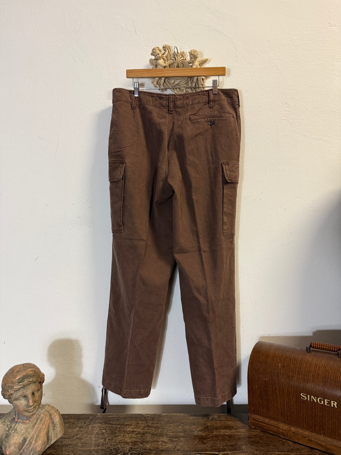 Vintage 80’s German Army Moleskin Cargo Pants “W36”
