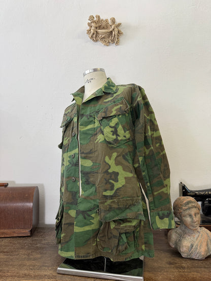 Vintage 60’s Ripstop Jungle Jacket ERDL Us Army “S/M”