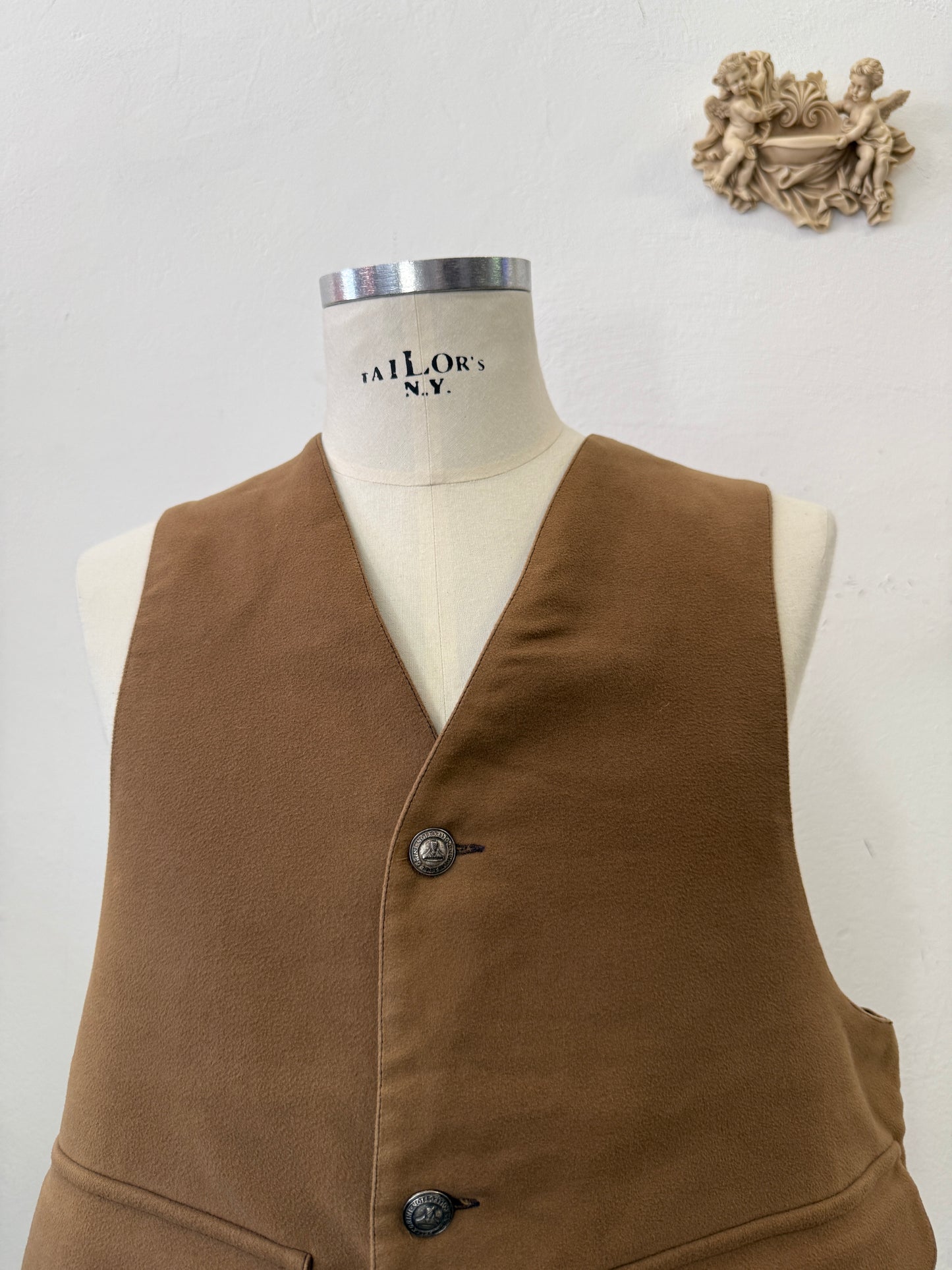 Vintage Reversible Guido Pellegrini Vest “XL”