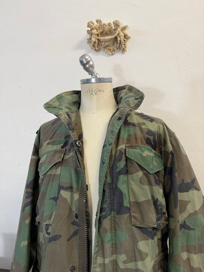 Vintage Woodland Field Jacket M65 Us Army “XL”