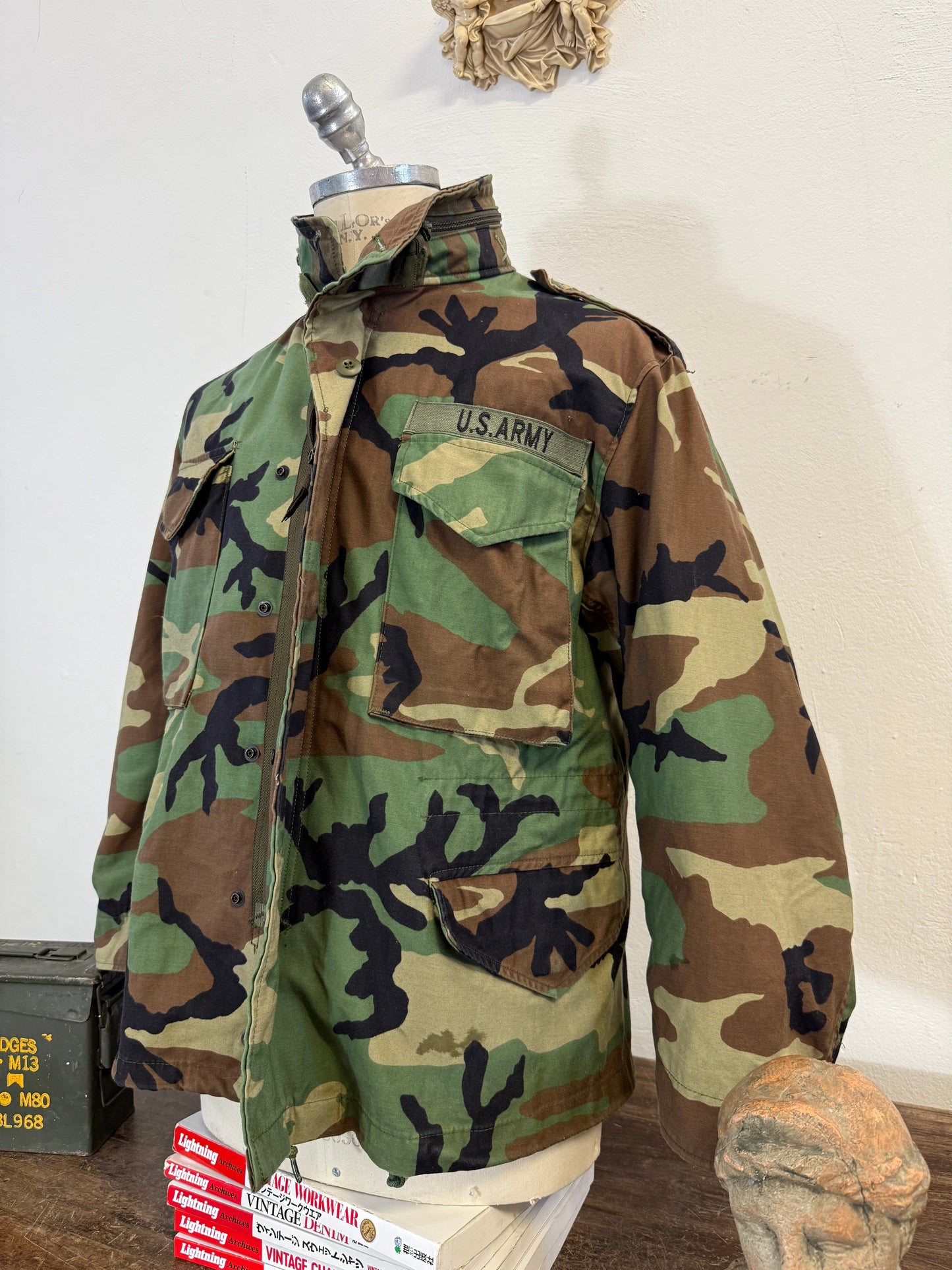 Vintage Woodland Field Jacket M65 Us Army “M”