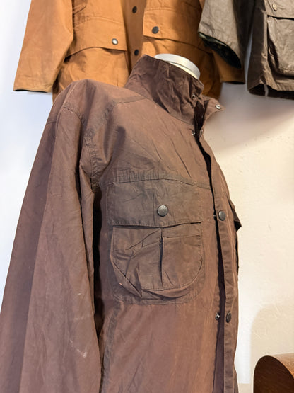 Vintage Barbour Flyweight Wax Utility  Jacket  “XL”