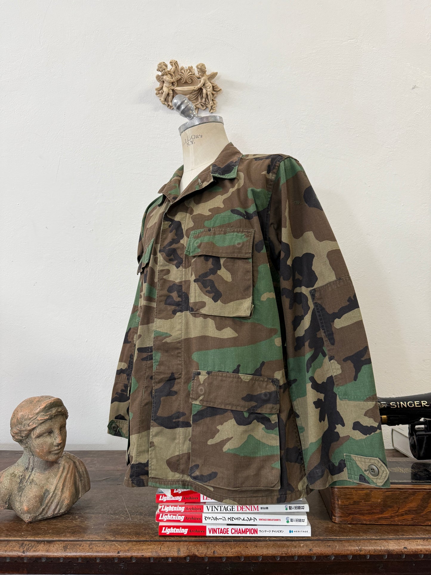 Vintage Woodland Jacket Us Army “L”