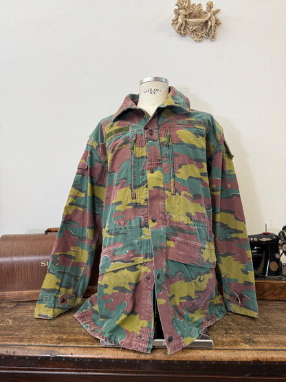 Vintage Belgian Army Camo Jacket “XXL”